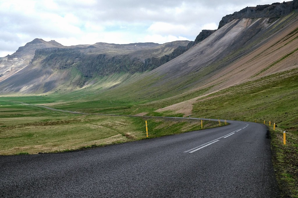 Дорога Утнесвегур. Снайфедльснес, Исландия