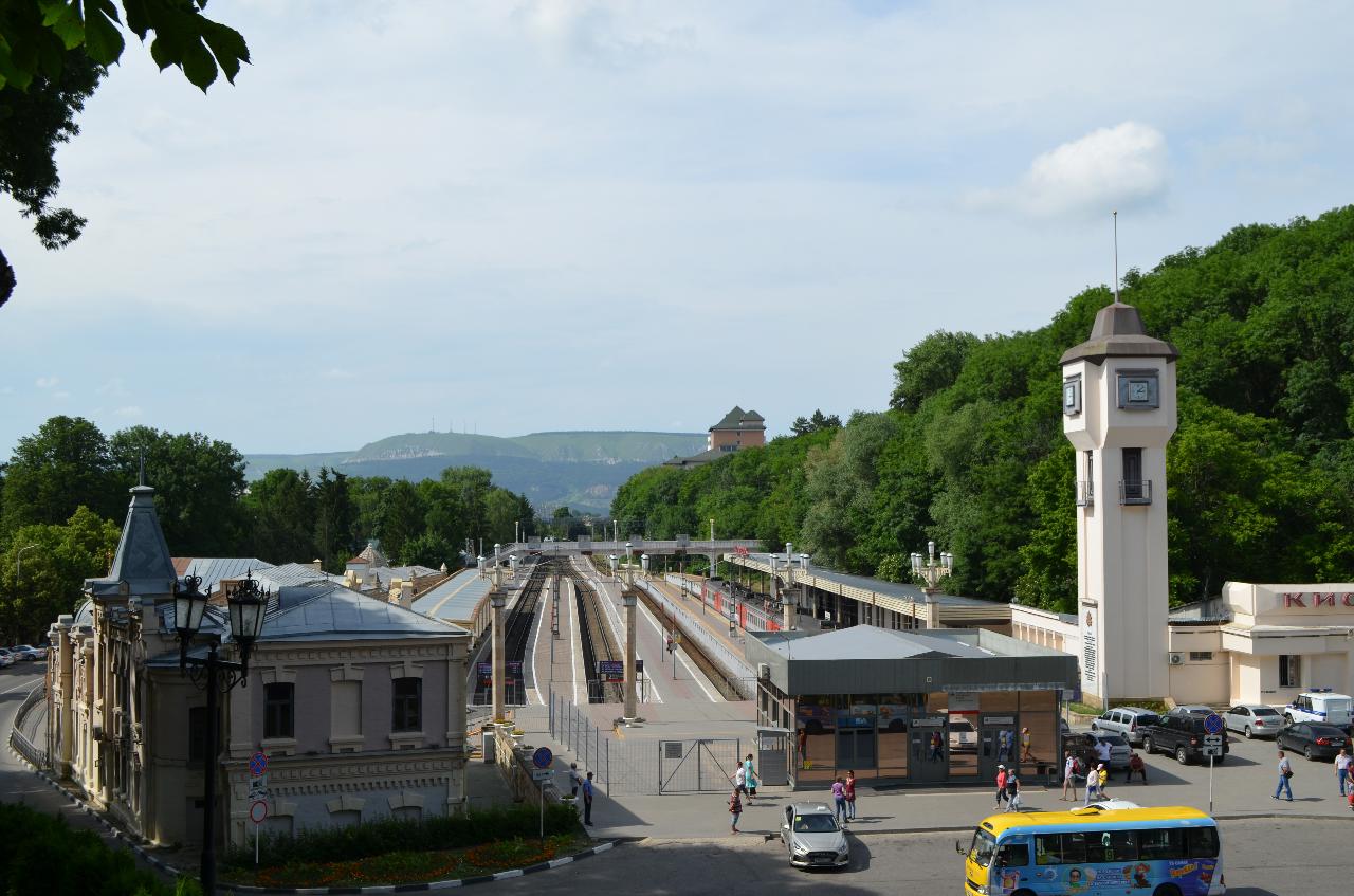 Станция Кисловодск сверху